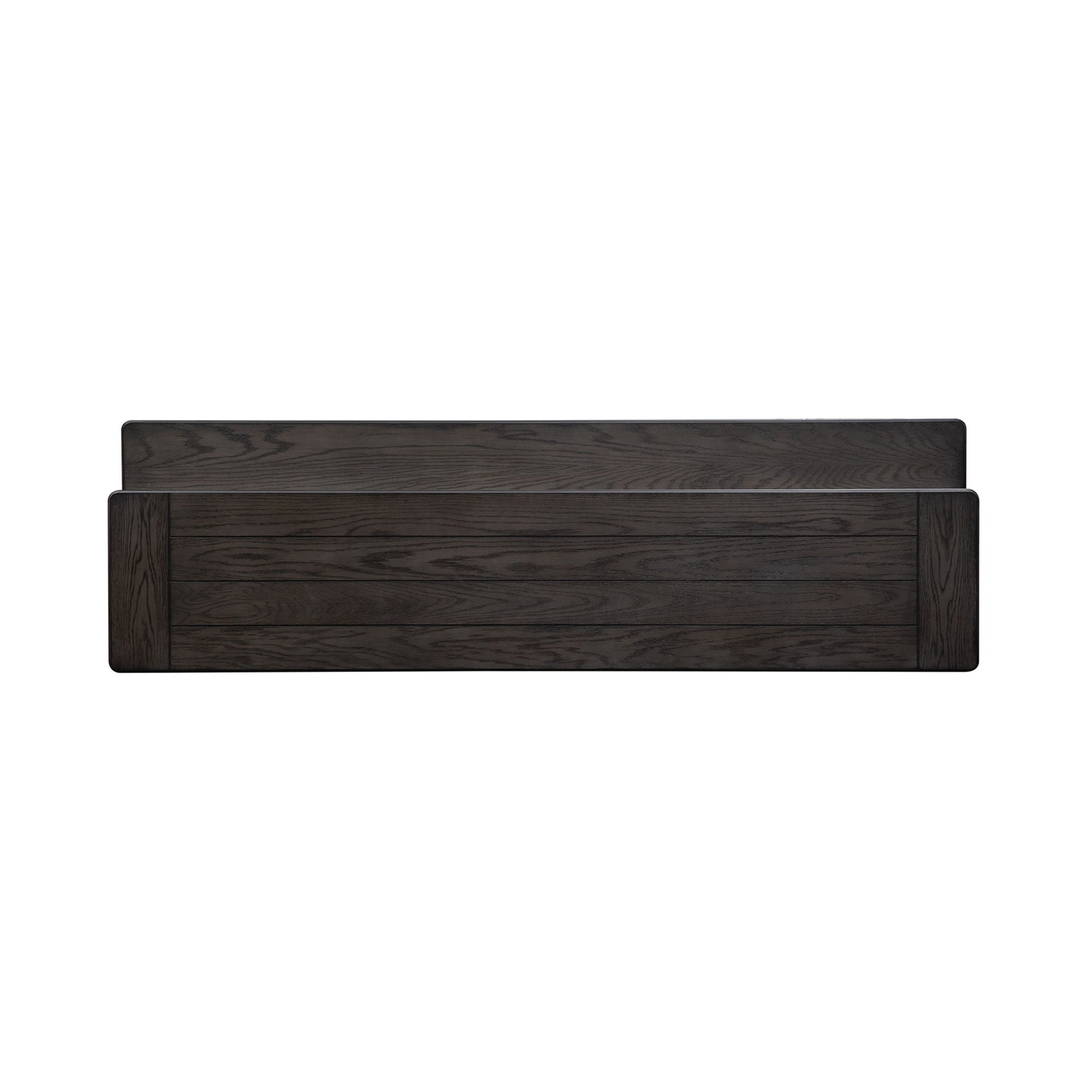 Allyson Park - Console Bar Table - Wirebrushed White / Charcoal