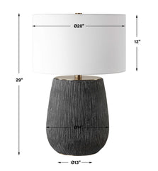 Americana - Aged Black Table Lamp