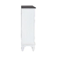 Allyson Park - Accent Hall Console - Wirebrushed White / Charcoal