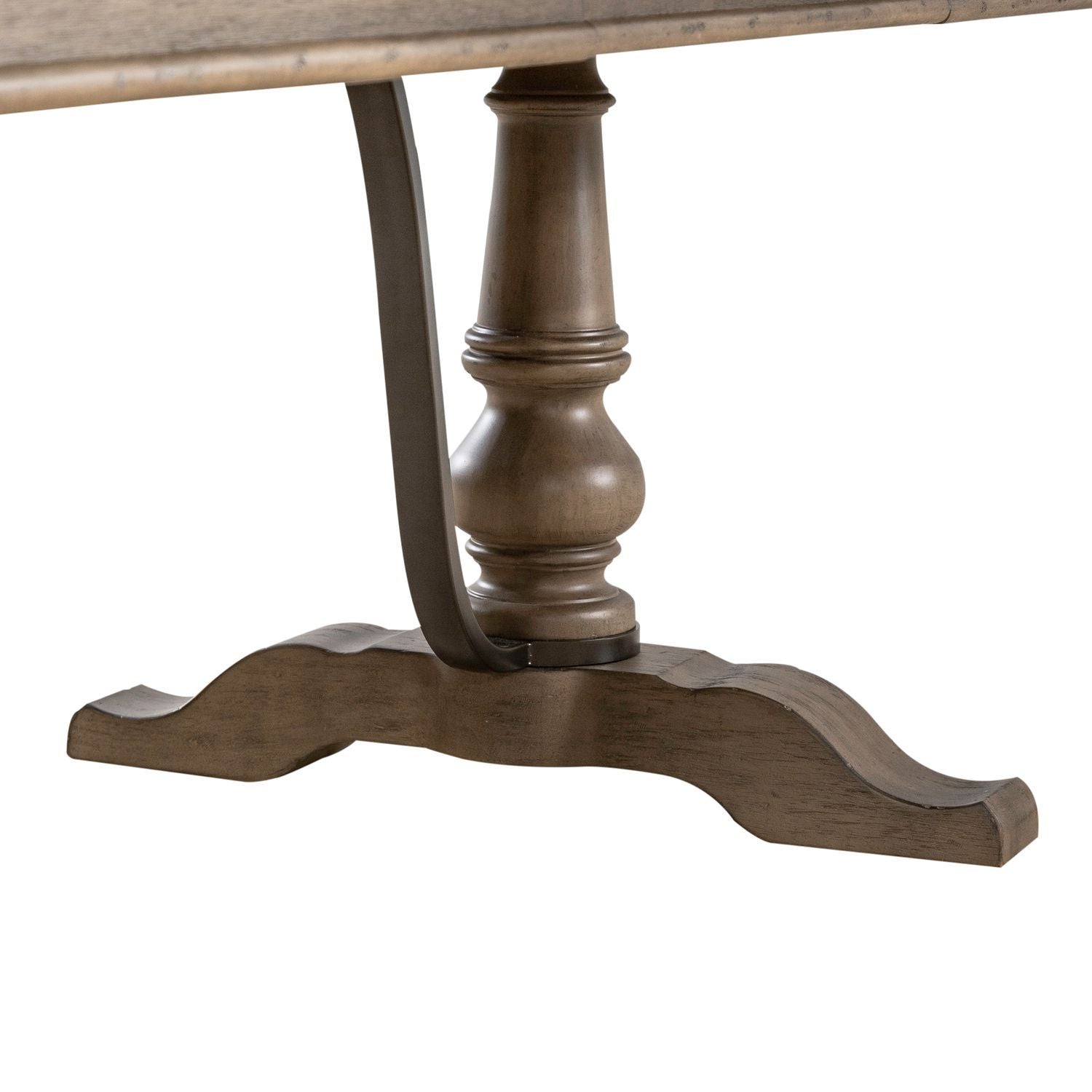 Americana Farmhouse - Trestle Table Base - Dusty Taupe