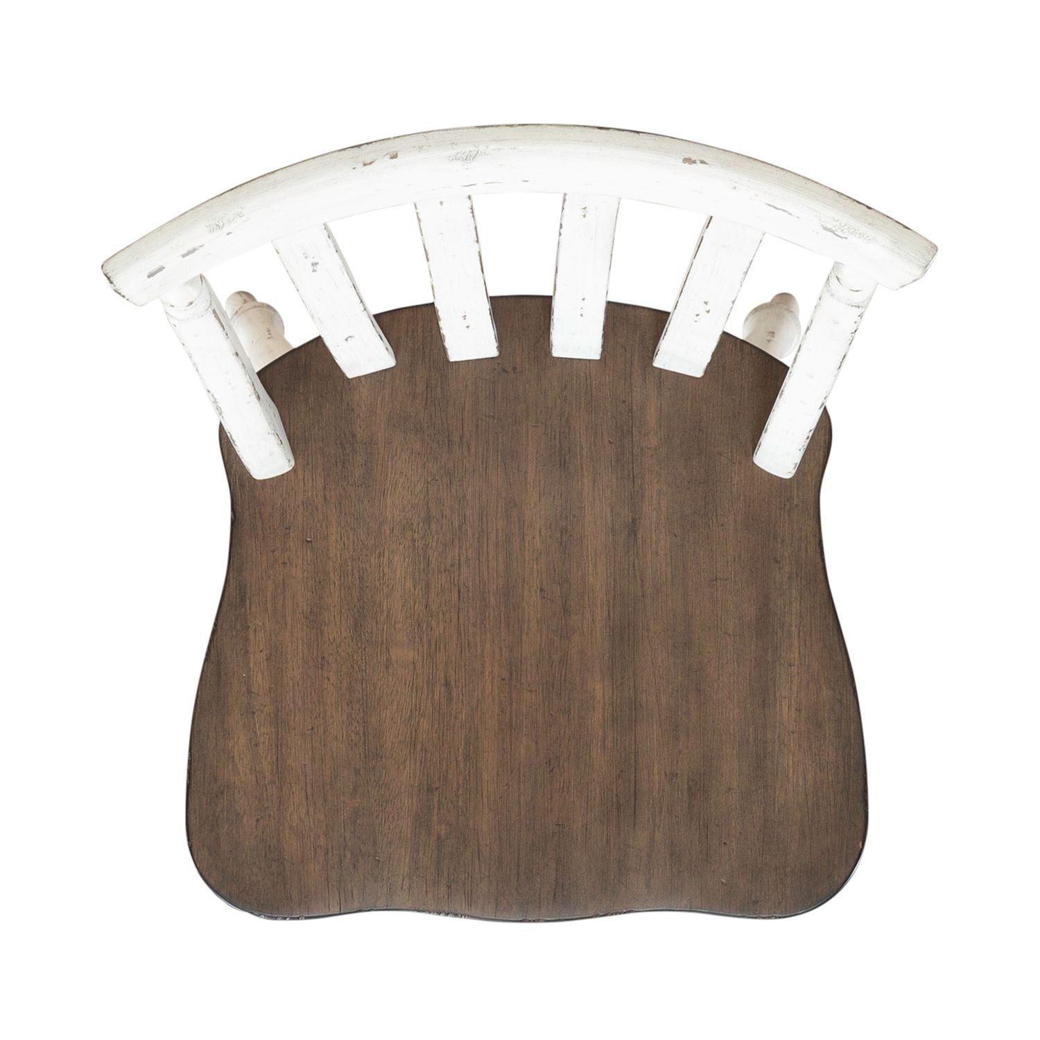 Al Fresco - Slat Back Side Chair - Graphite & Whitestone