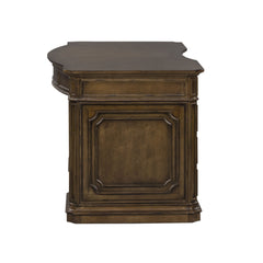 Amelia - Jr Executive Desk Base - Antique Toffee