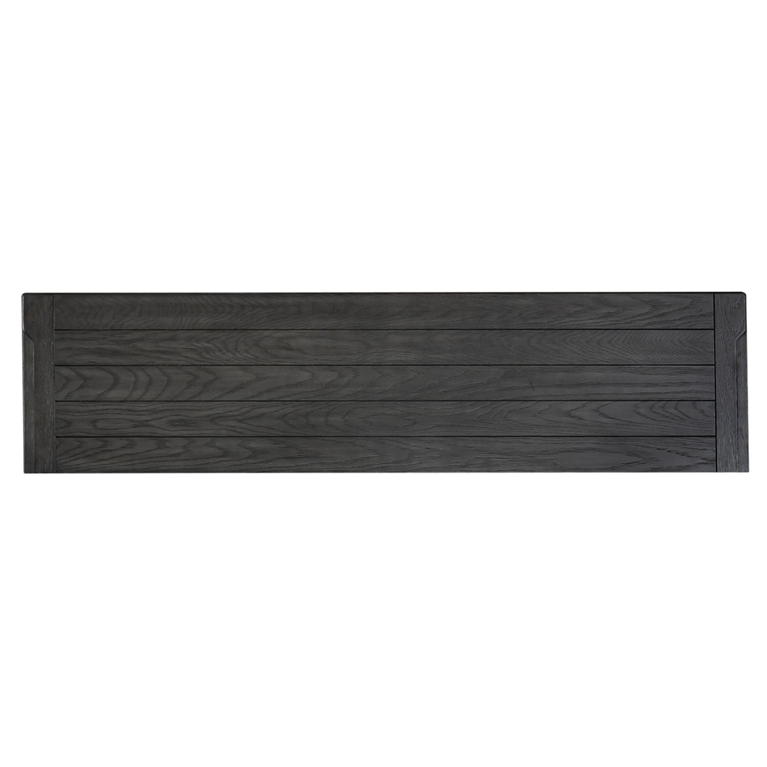 Allyson Park - Entertainment TV Stand - Wirebrushed White / Charcoal