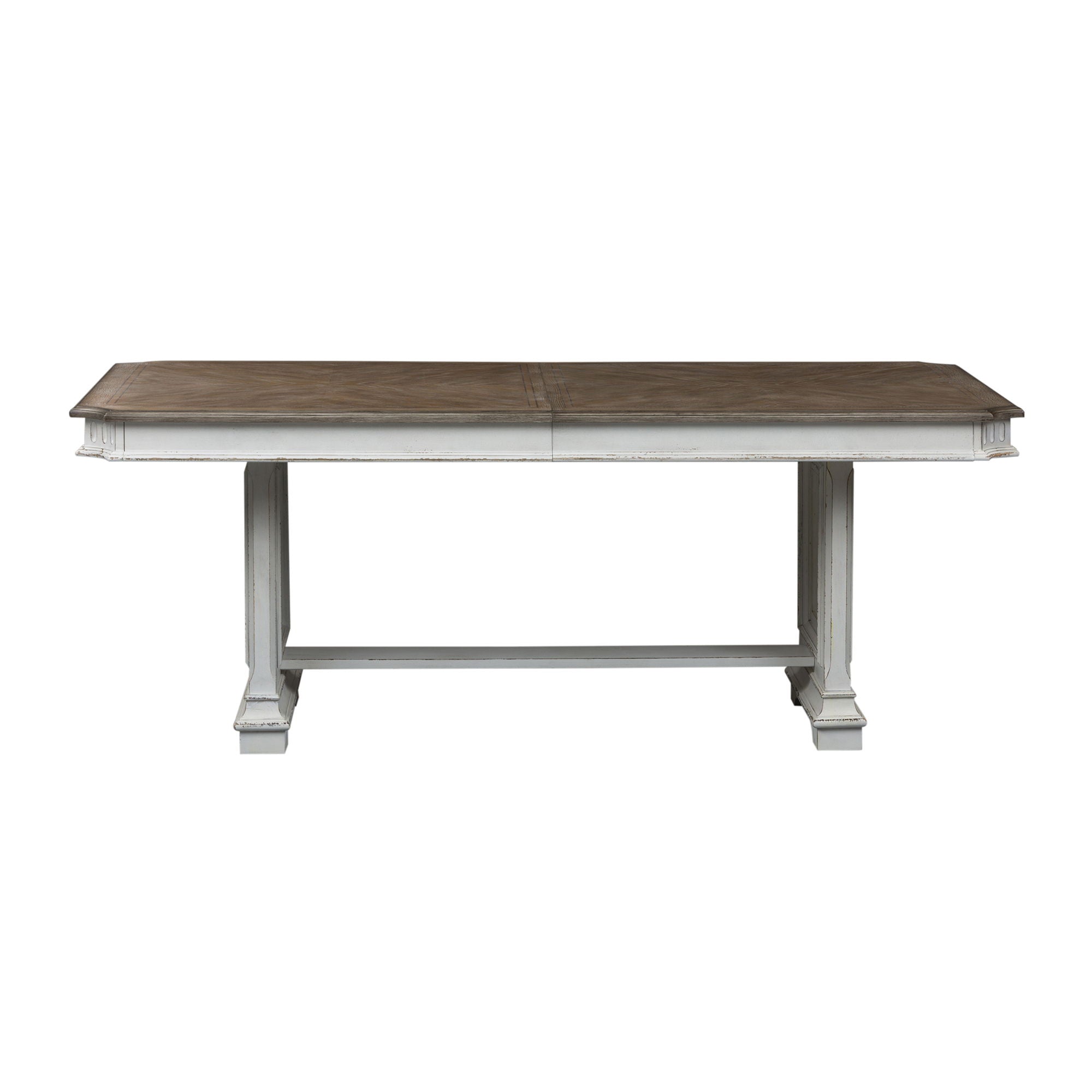 Abbey Park - Trestle Table Base - Antique White