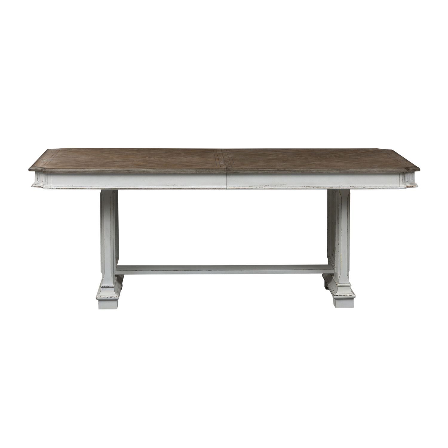 Abbey Park - Trestle Table Base - Antique White