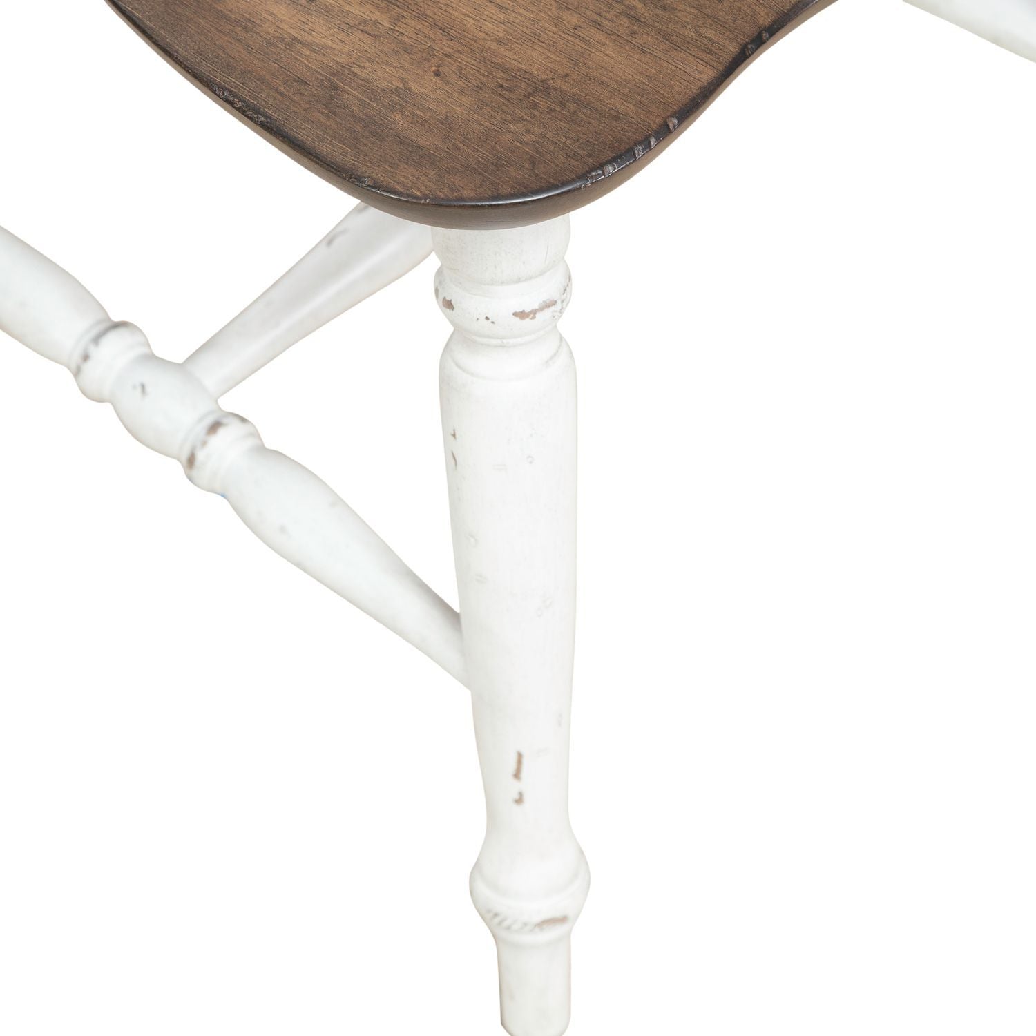 Al Fresco - Slat Back Side Chair - Graphite & Whitestone