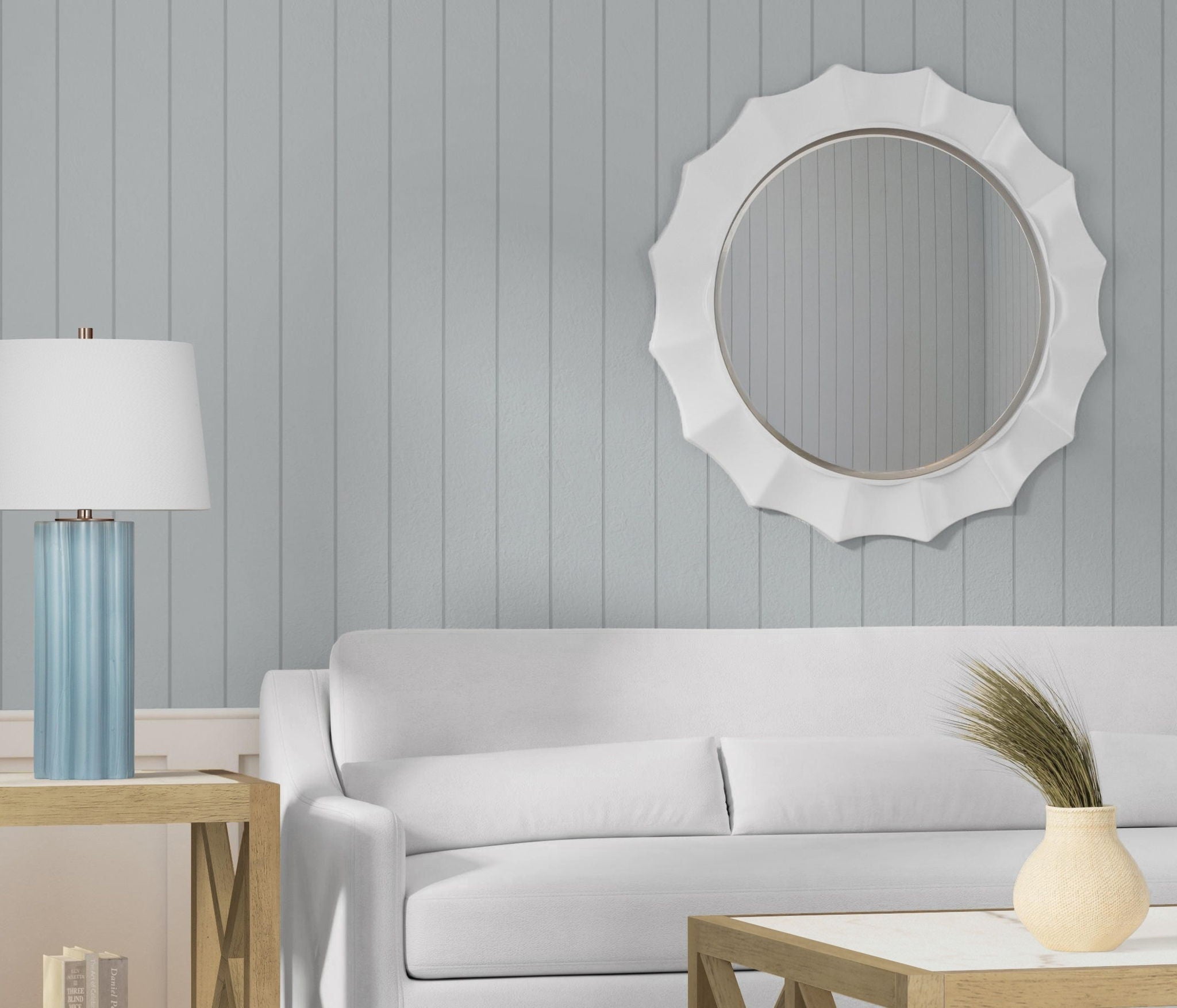 Altair - Wall Mirror - Glossy White