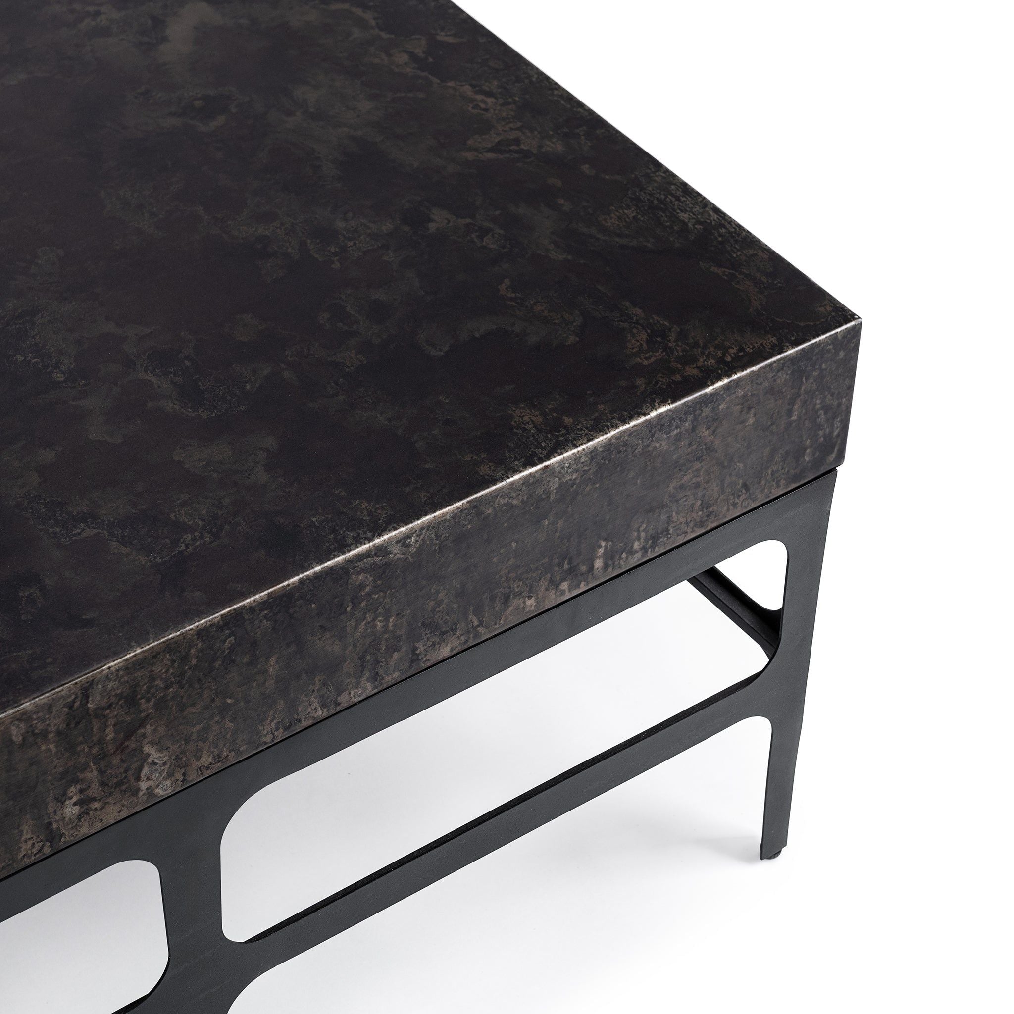 Adela - Coffee Table - Rust Noir