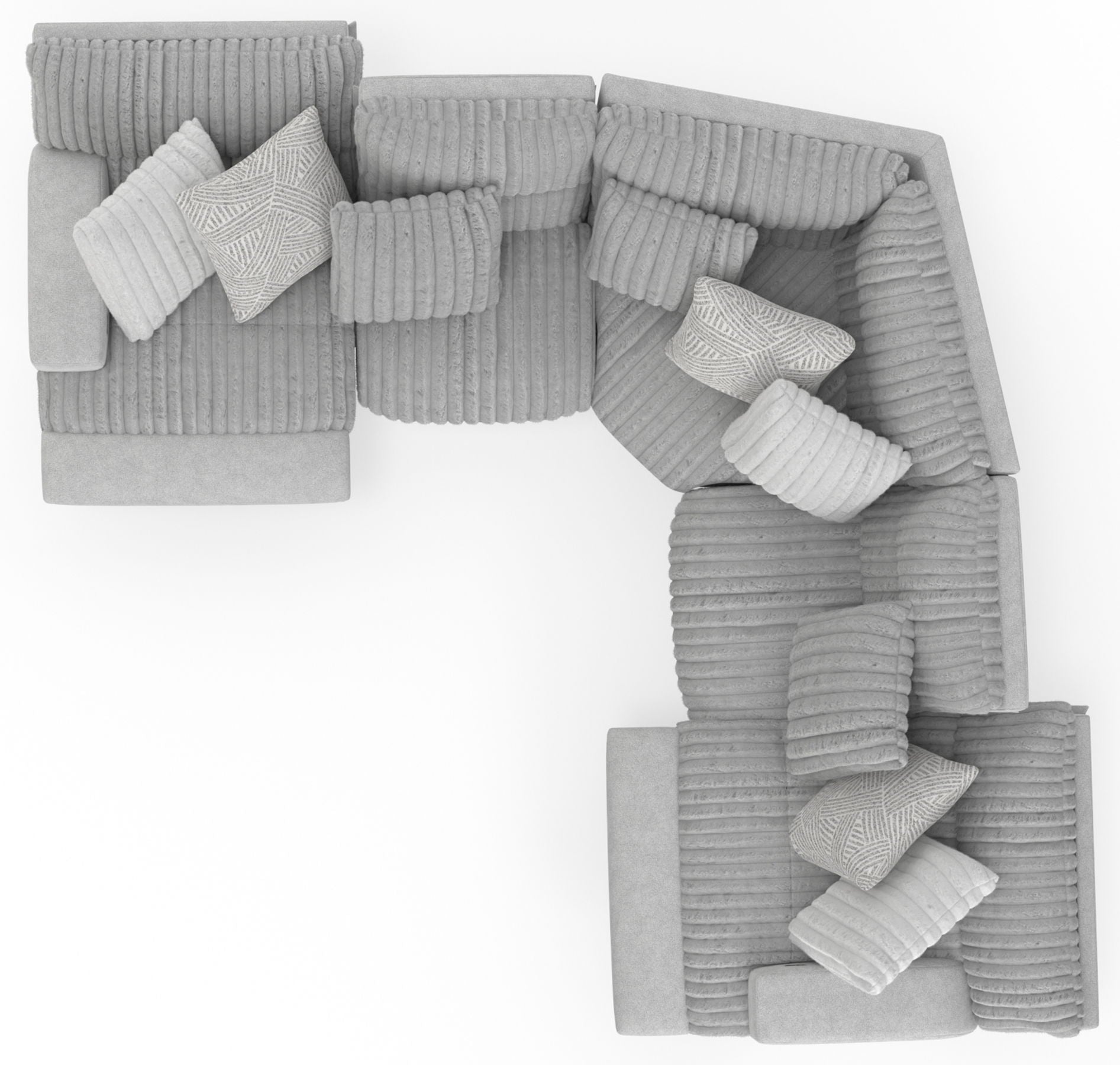Abraxas - 5 Piece Reclining Sectional