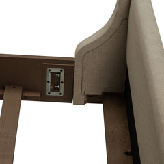 Americana Farmhouse - Shelter Bed Rails - Dusty Taupe