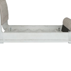 Abbey Park - Upholstered Sleigh Bed Rails - Antique White