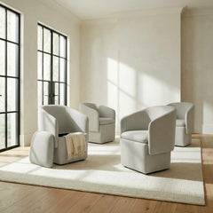 Accent Dining - Accent Storage Dining Chair With Casters