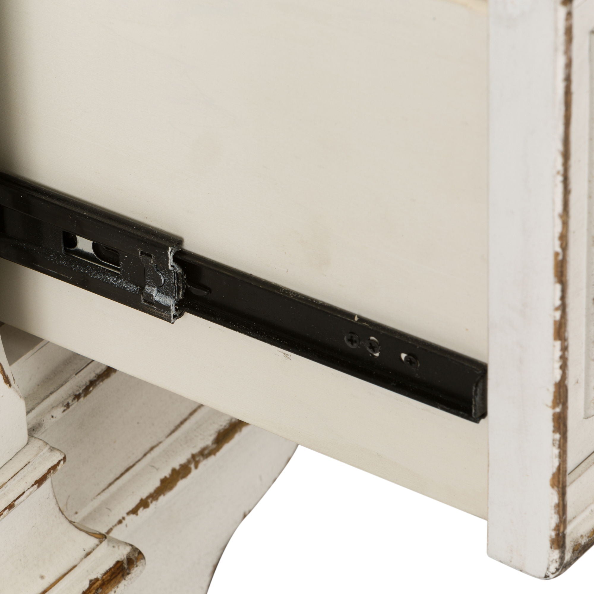 Abbey Park - 2 Drawer Nightstand With Charging Station - Antique White