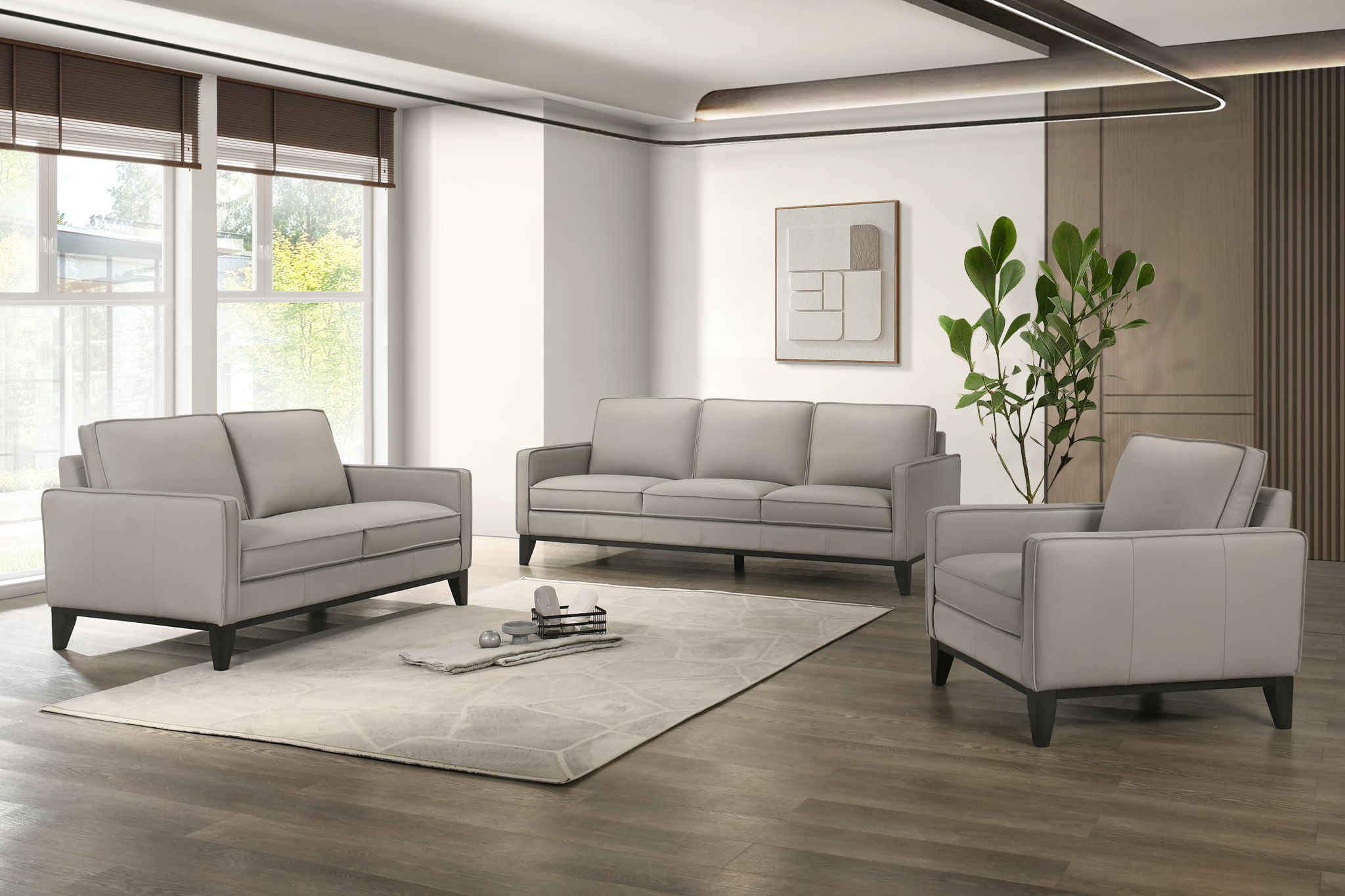 Aaron - Chair - Mist Gray