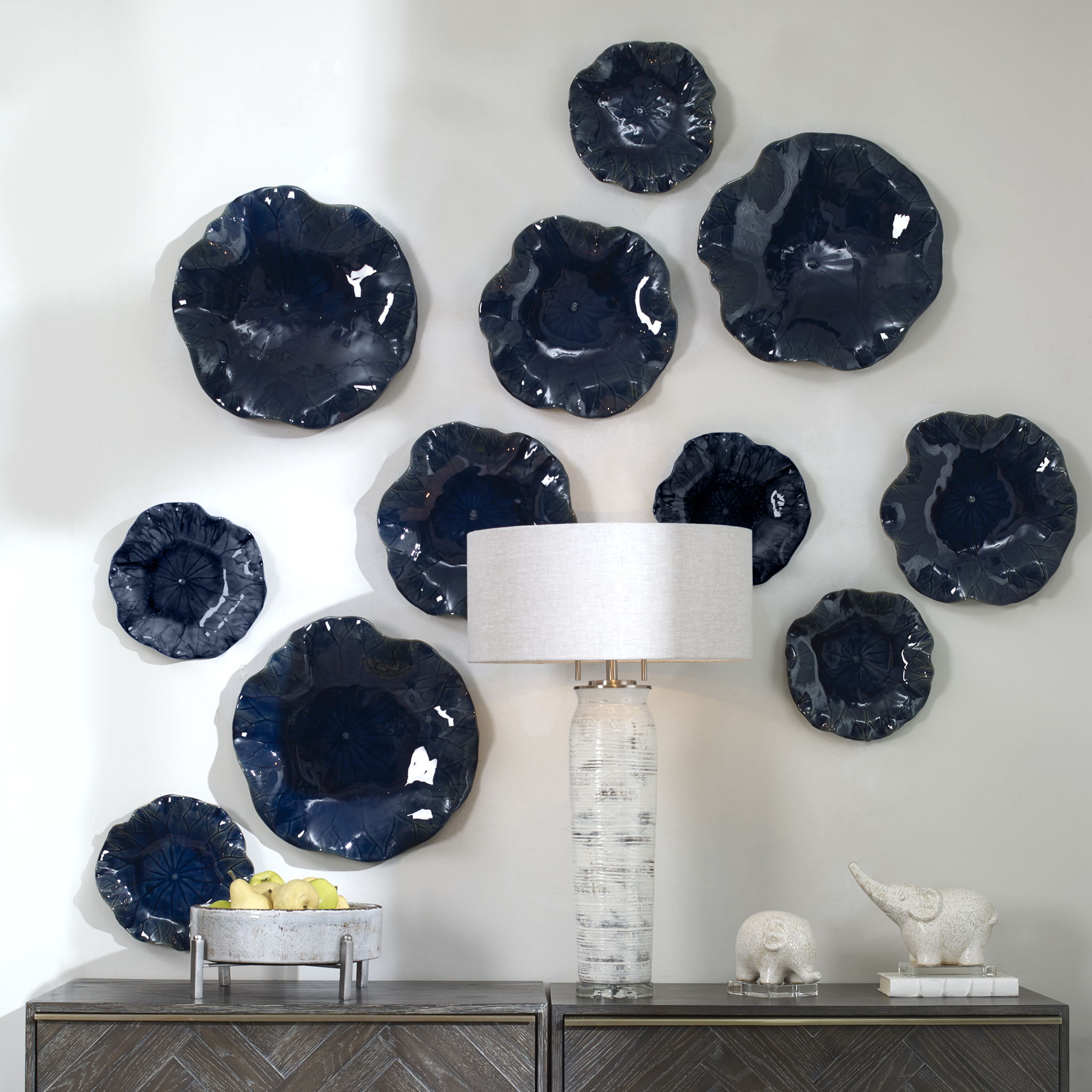Abella - Ceramic Wall Decor (Set of 3)