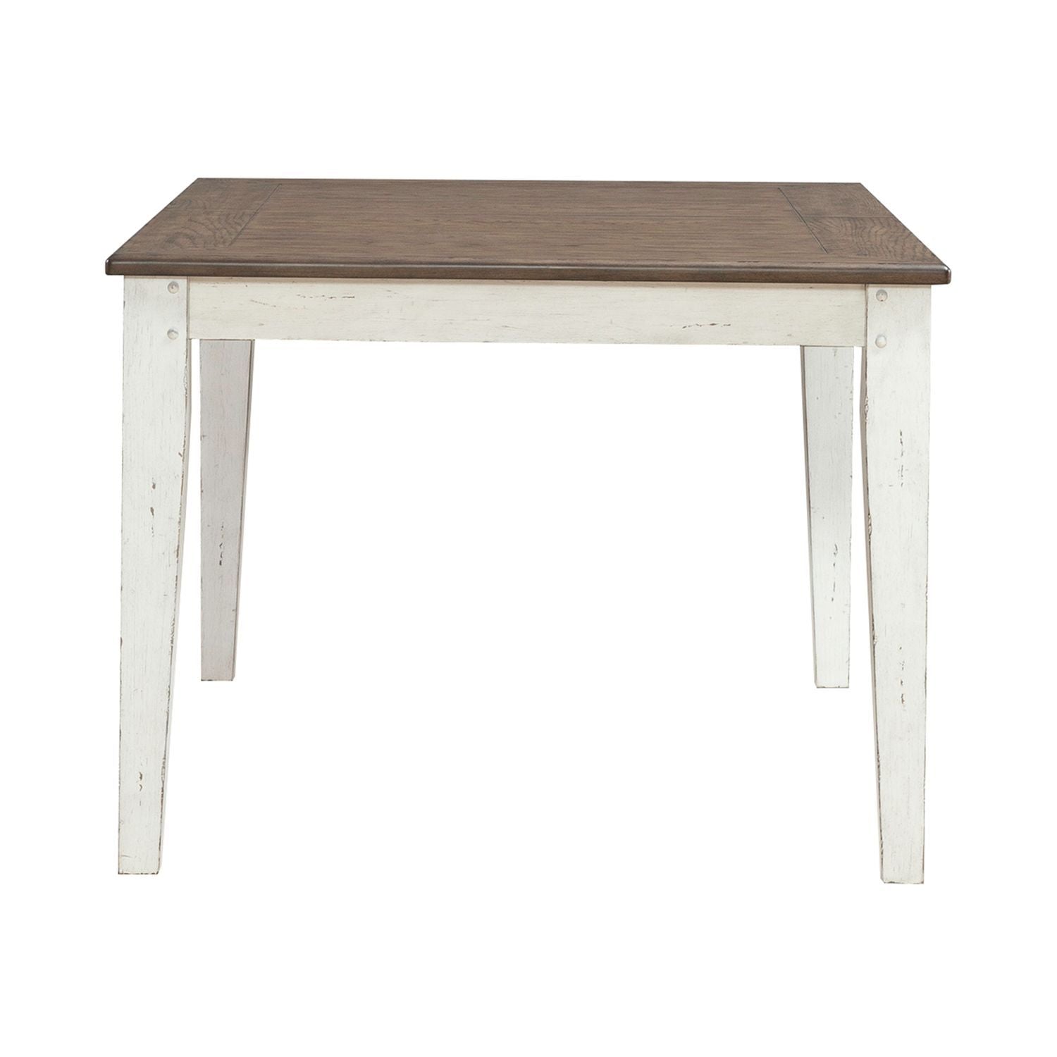 Al Fresco - Rectangular Leg Table - Graphite & Whitestone