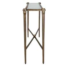 Amara - Console Table - Antique Brass