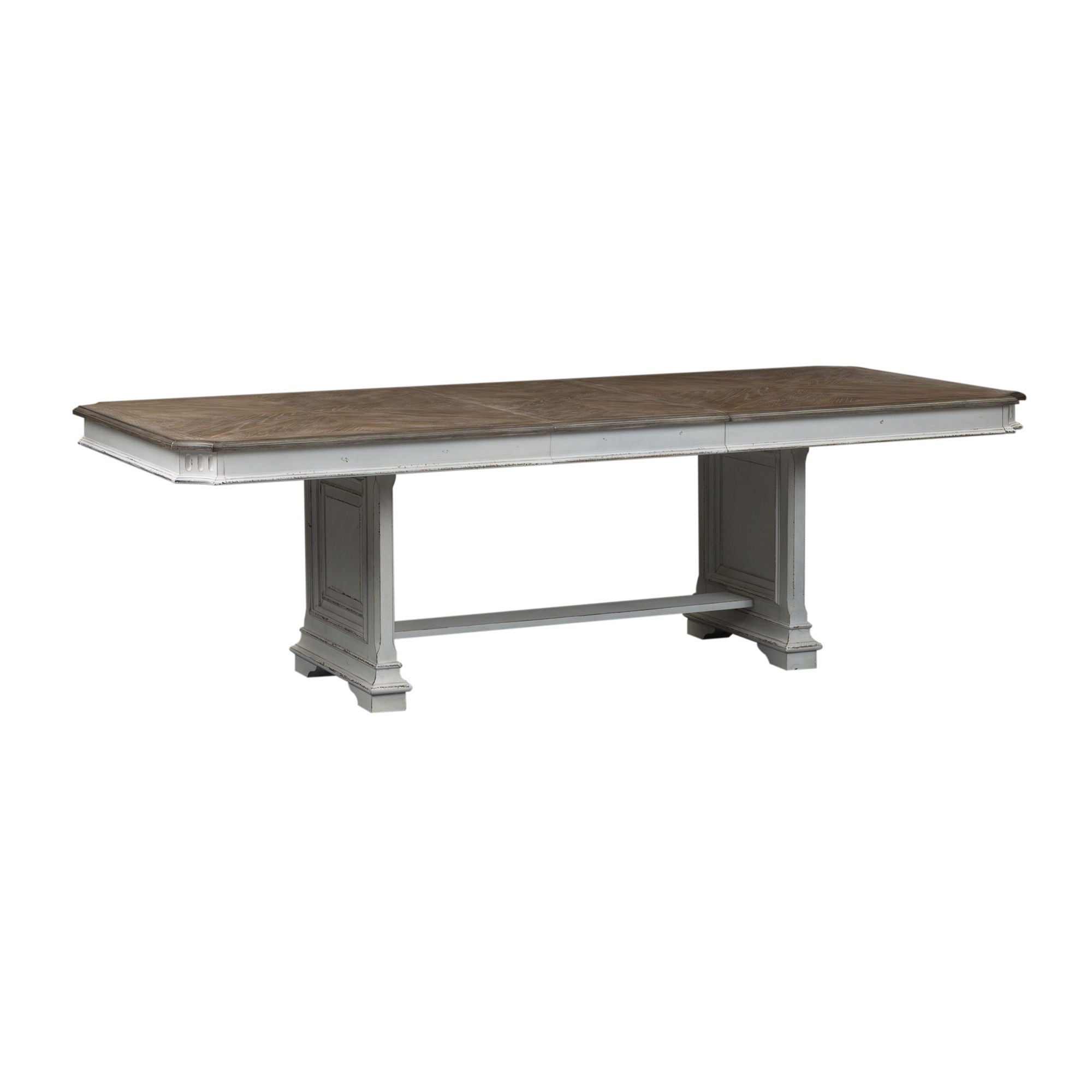 Abbey Park - Trestle Table - Antique White