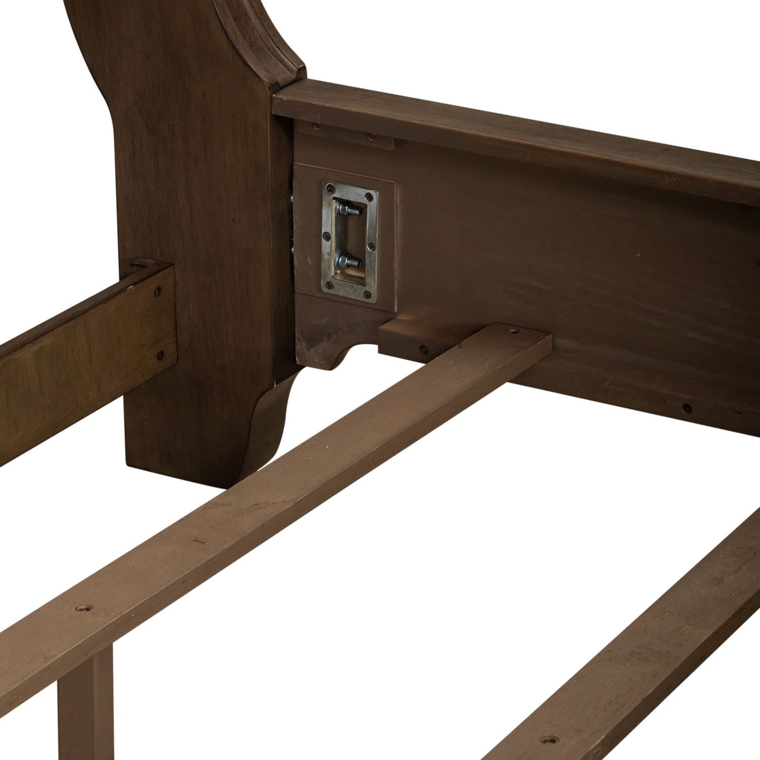 Americana Farmhouse - California King Sleigh Bed Rails - Dusty Taupe