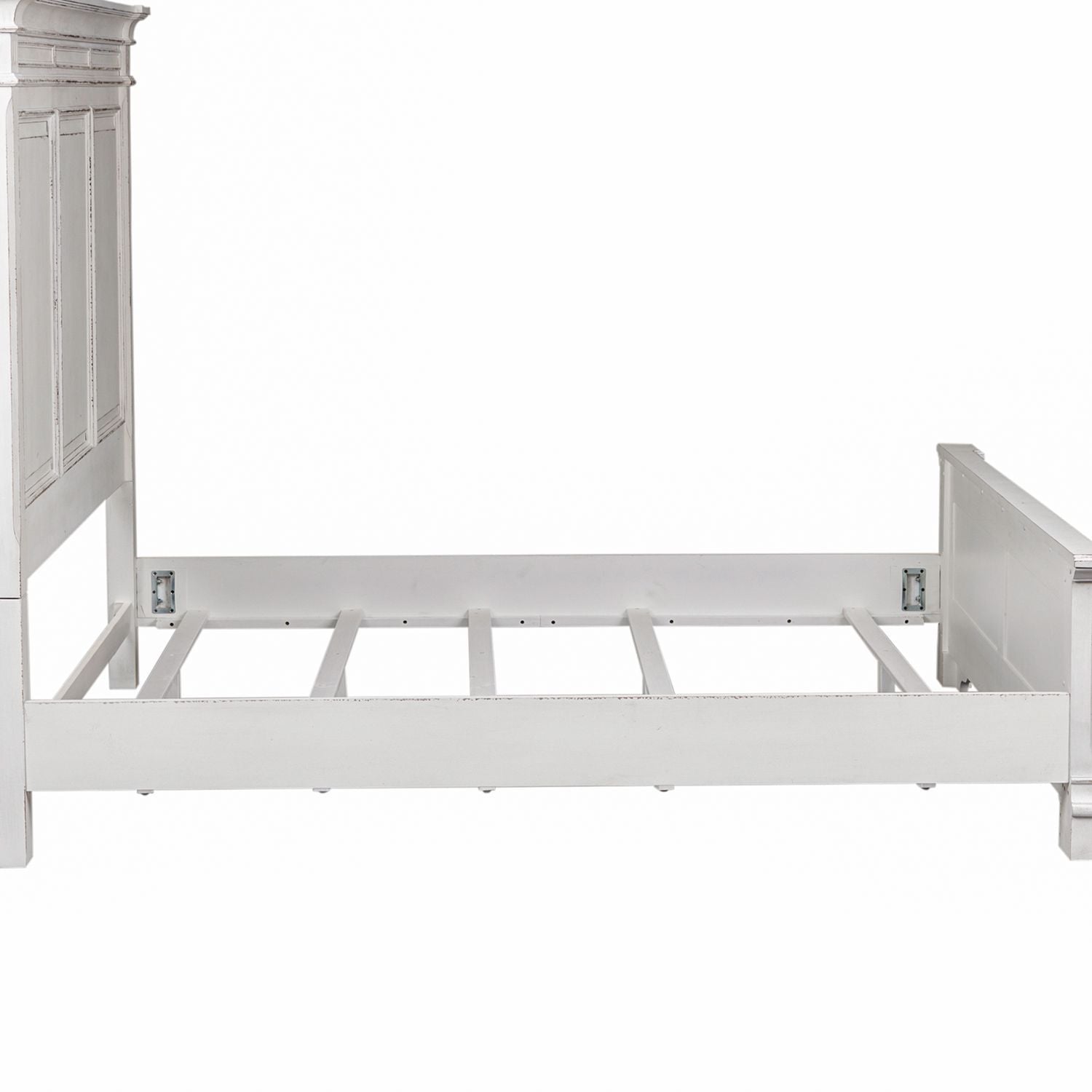 Abbey Park - California King Panel Bed Rails - Antique White