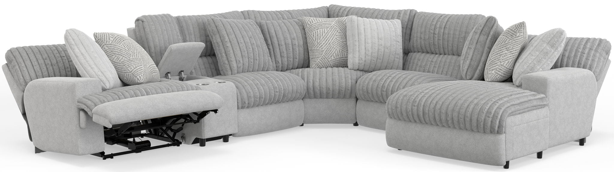 Abraxas - 6 Piece Reclining Sectional