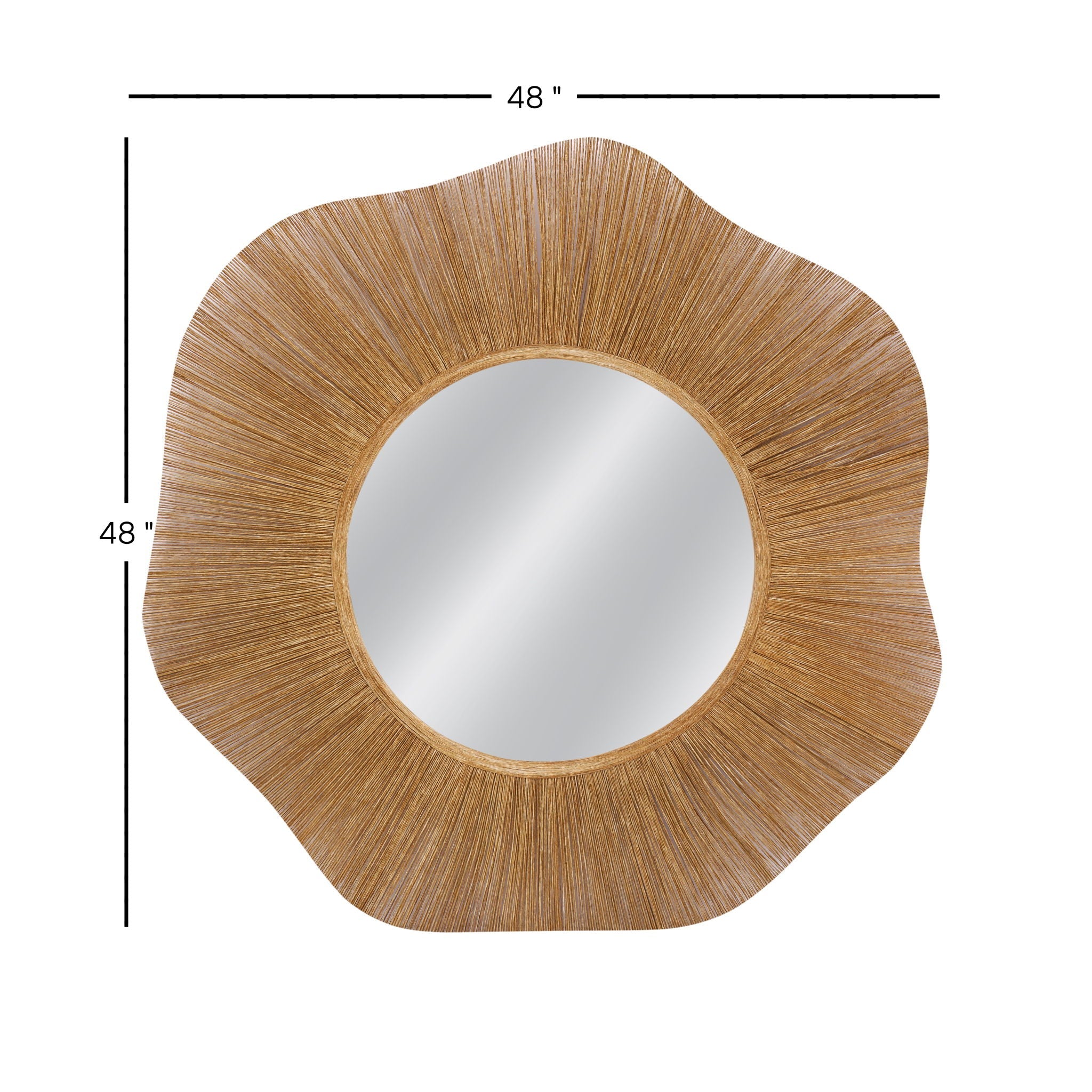 Althea - Wall Mirror - Natural