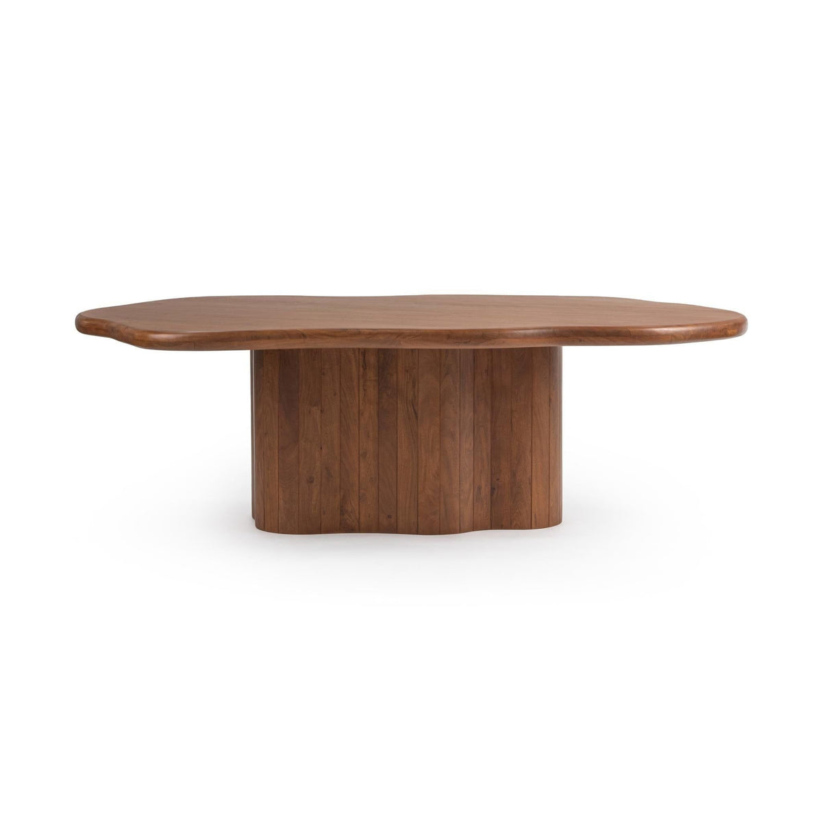 Alvaro - 94" Freeform Dining Table - Chestnut