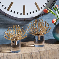 Aga - Modern Sculptures (Set of 2) - Gold