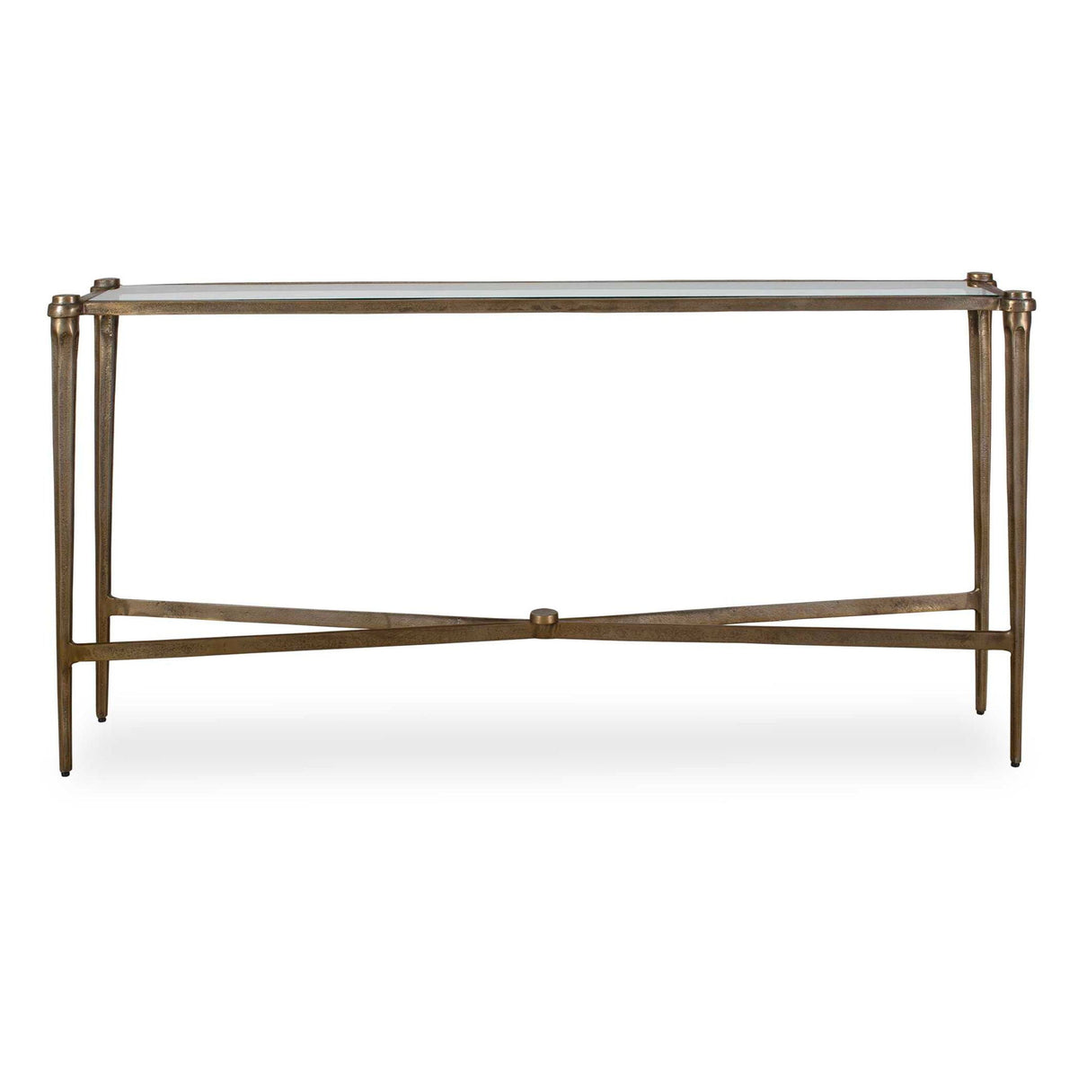 Amara - Console Table - Antique Brass