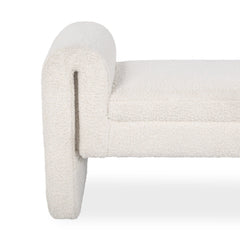 Ada - Bench - Ivory Fleece