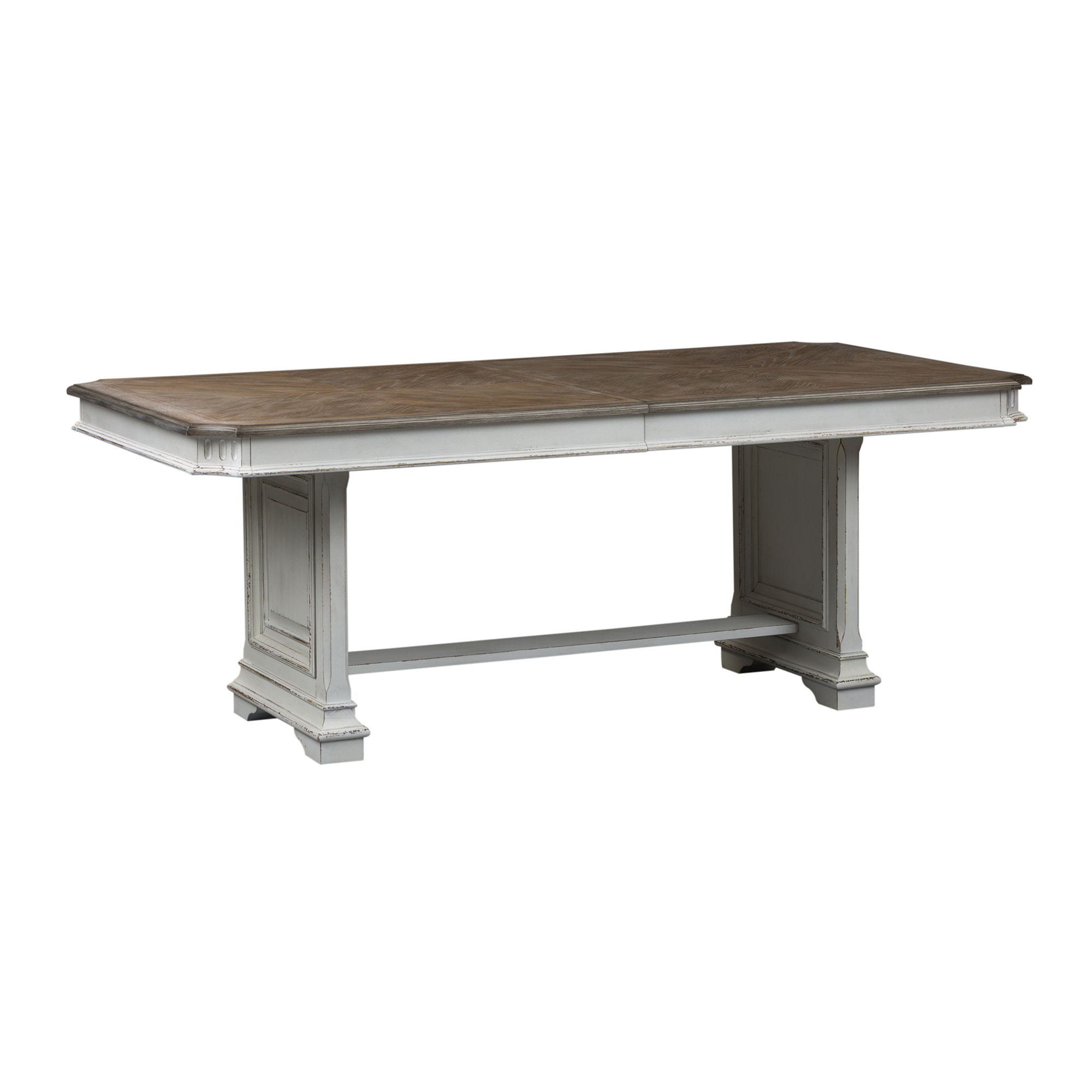 Abbey Park - Trestle Table Base - Antique White
