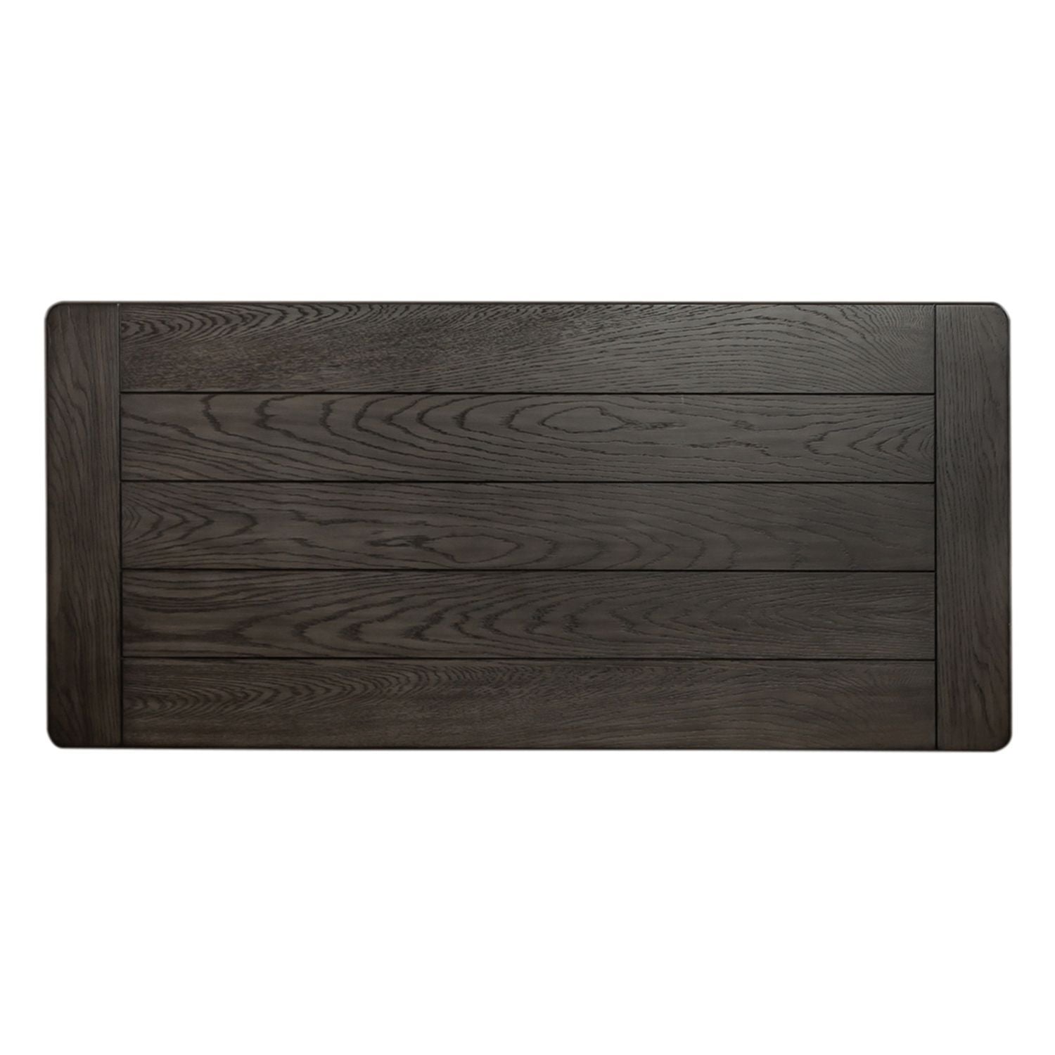 Allyson Park - Writing Desk - Wirebrushed White / Charcoal