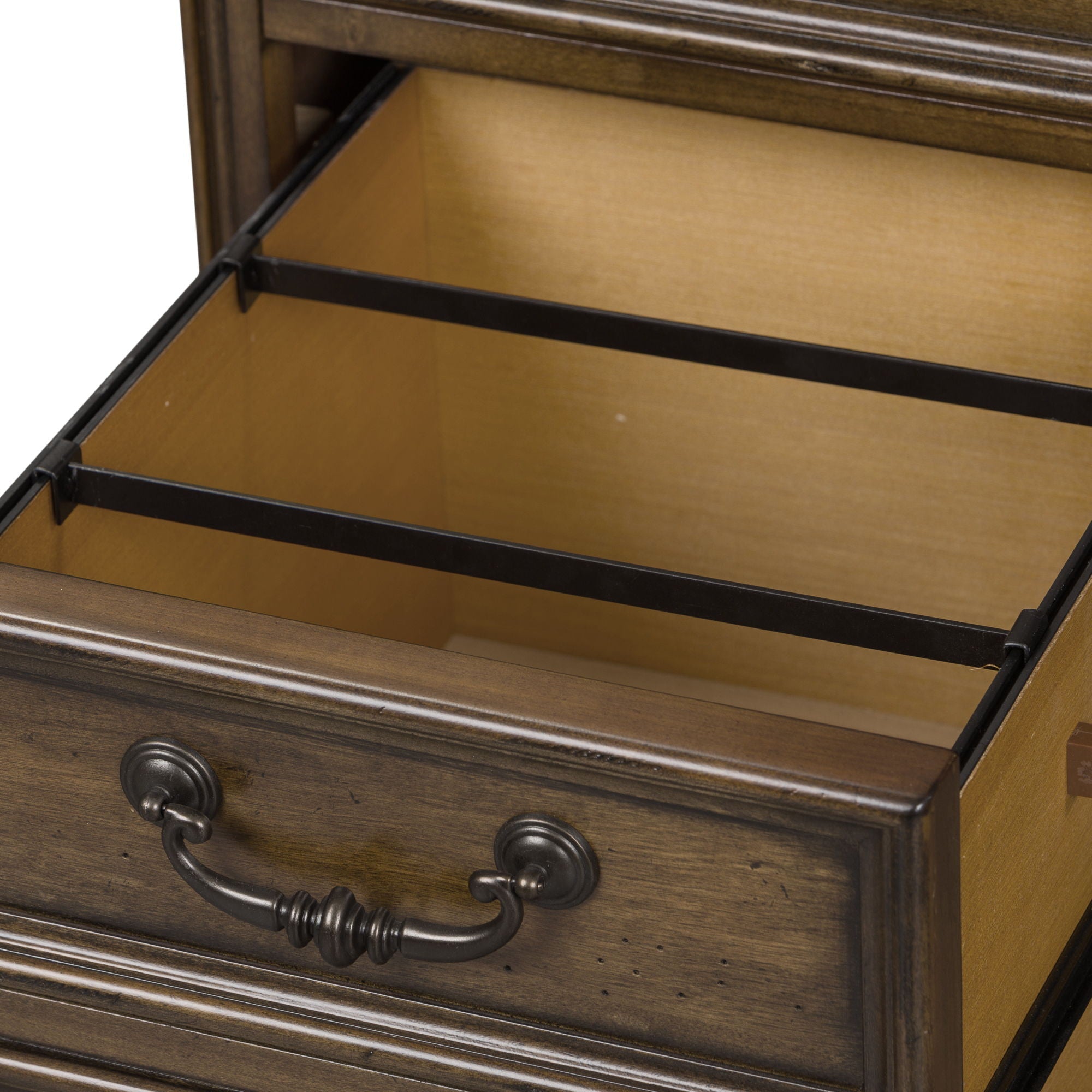 Amelia - Jr Executive Desk Base - Antique Toffee