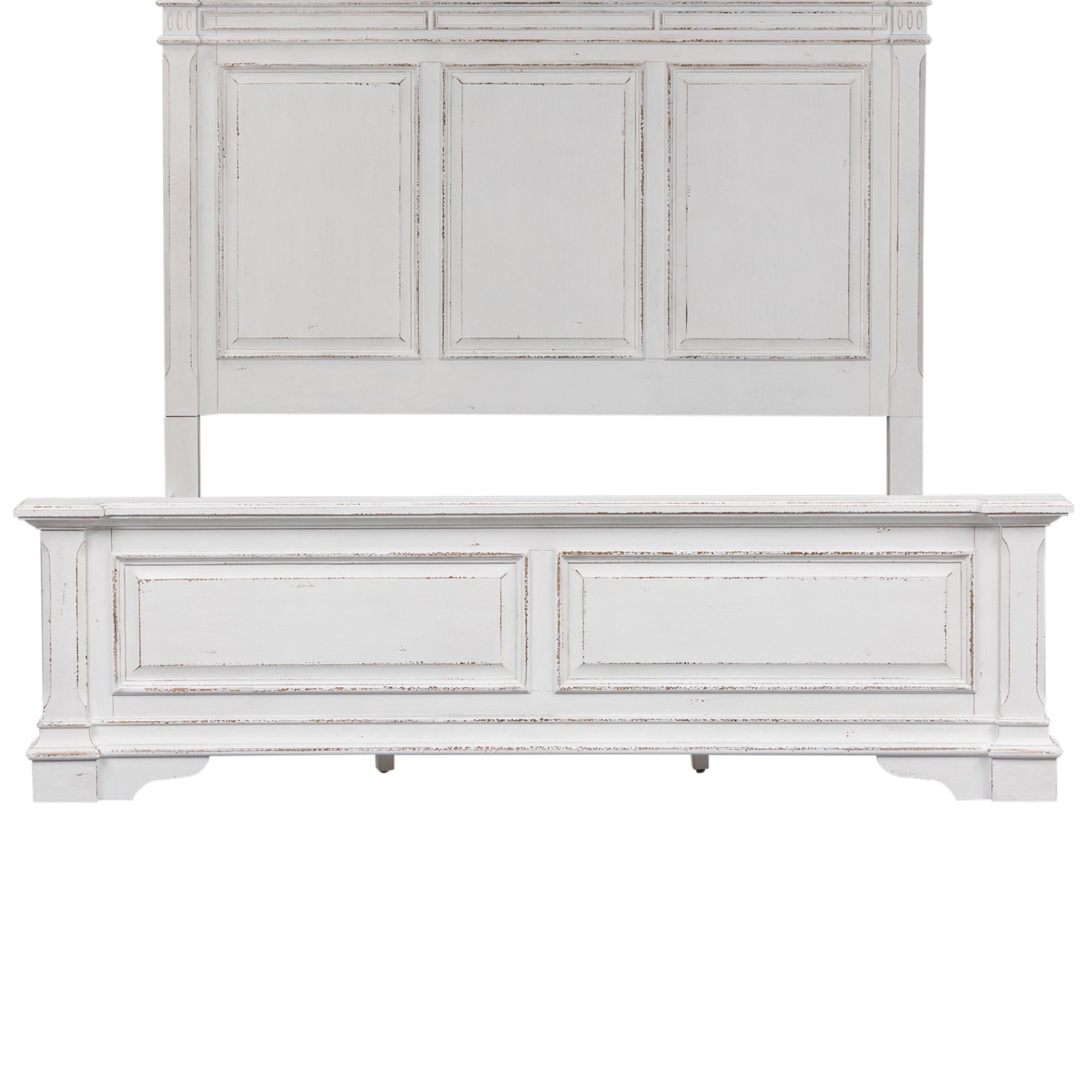 Abbey Park - King Panel Footboard - Antique White