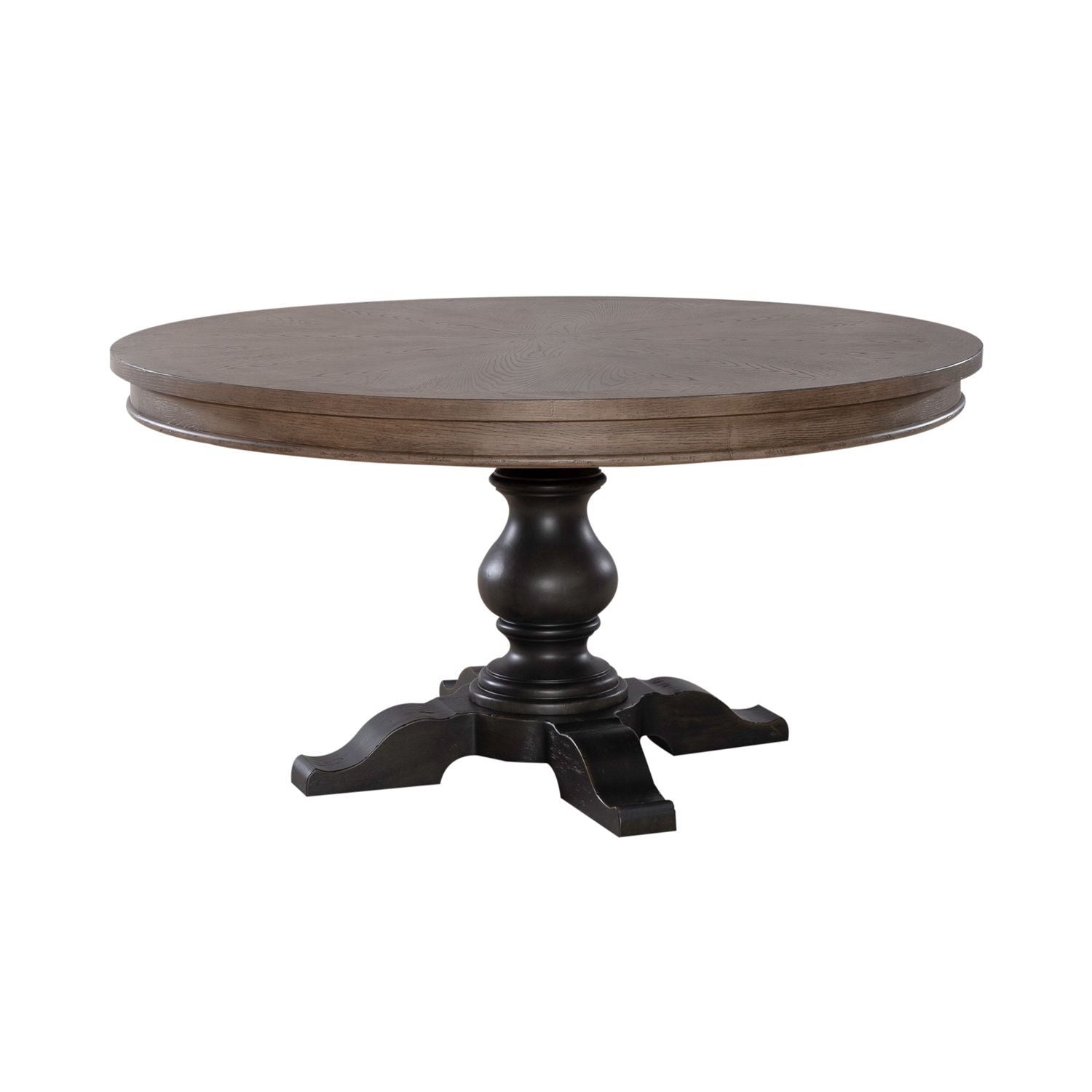 Americana Farmhouse - Single Pedestal Table Base - Black