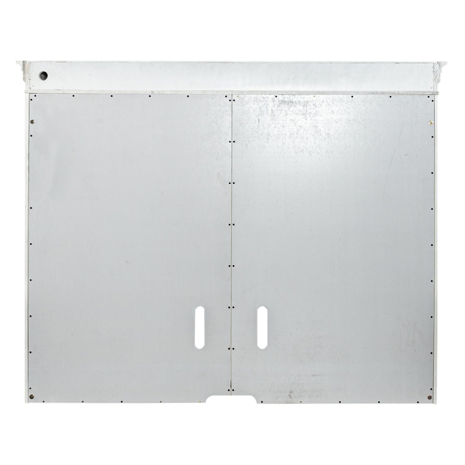 Allyson Park - Entertainment Hutch - Wirebrushed White / Charcoal