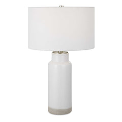 Albany - Farmhouse Table Lamp - White