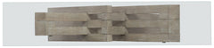 Affinity - Glass Top Accent Console - Gray