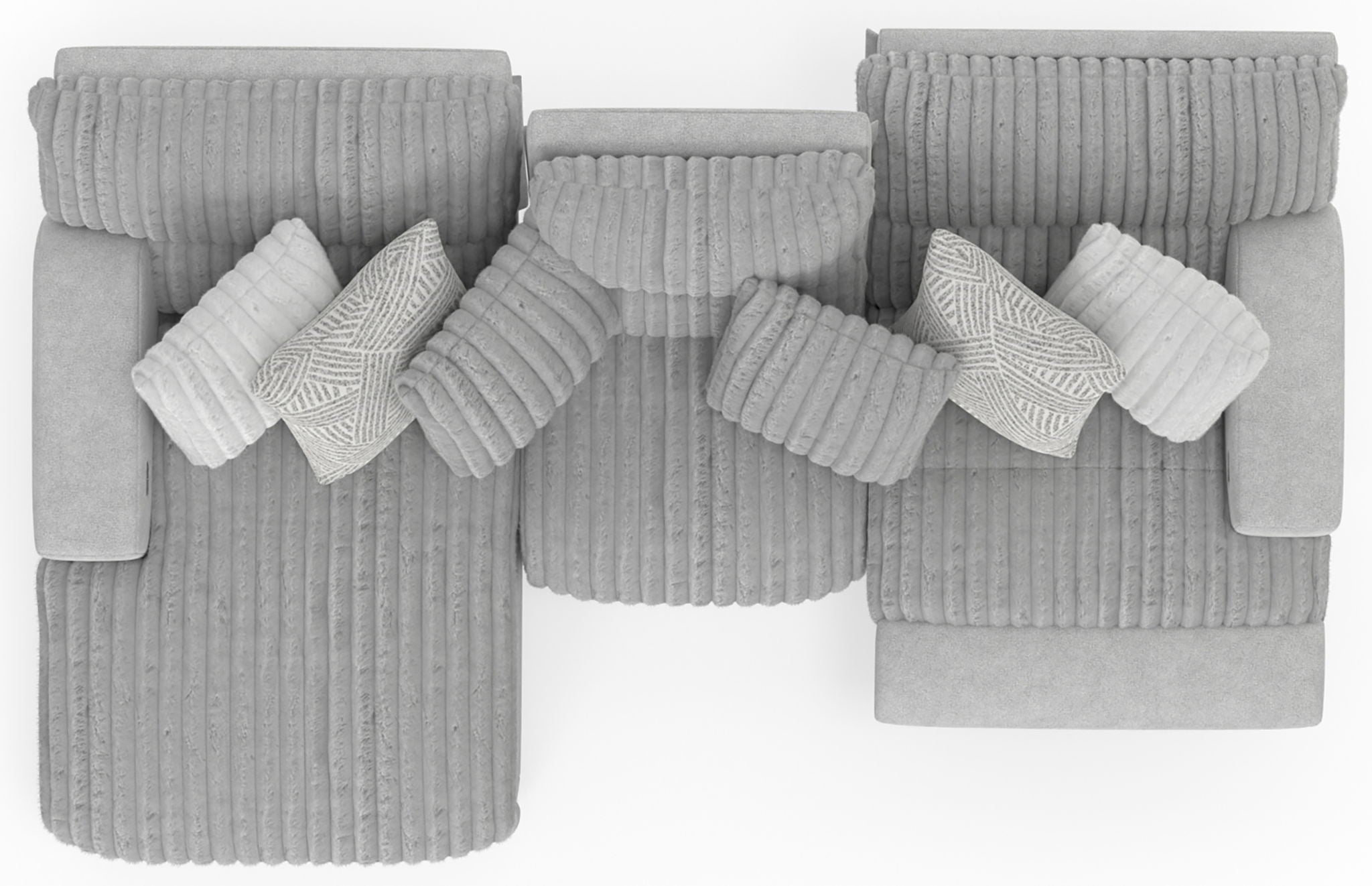 Abraxas - 3 Piece Reclining Sectional