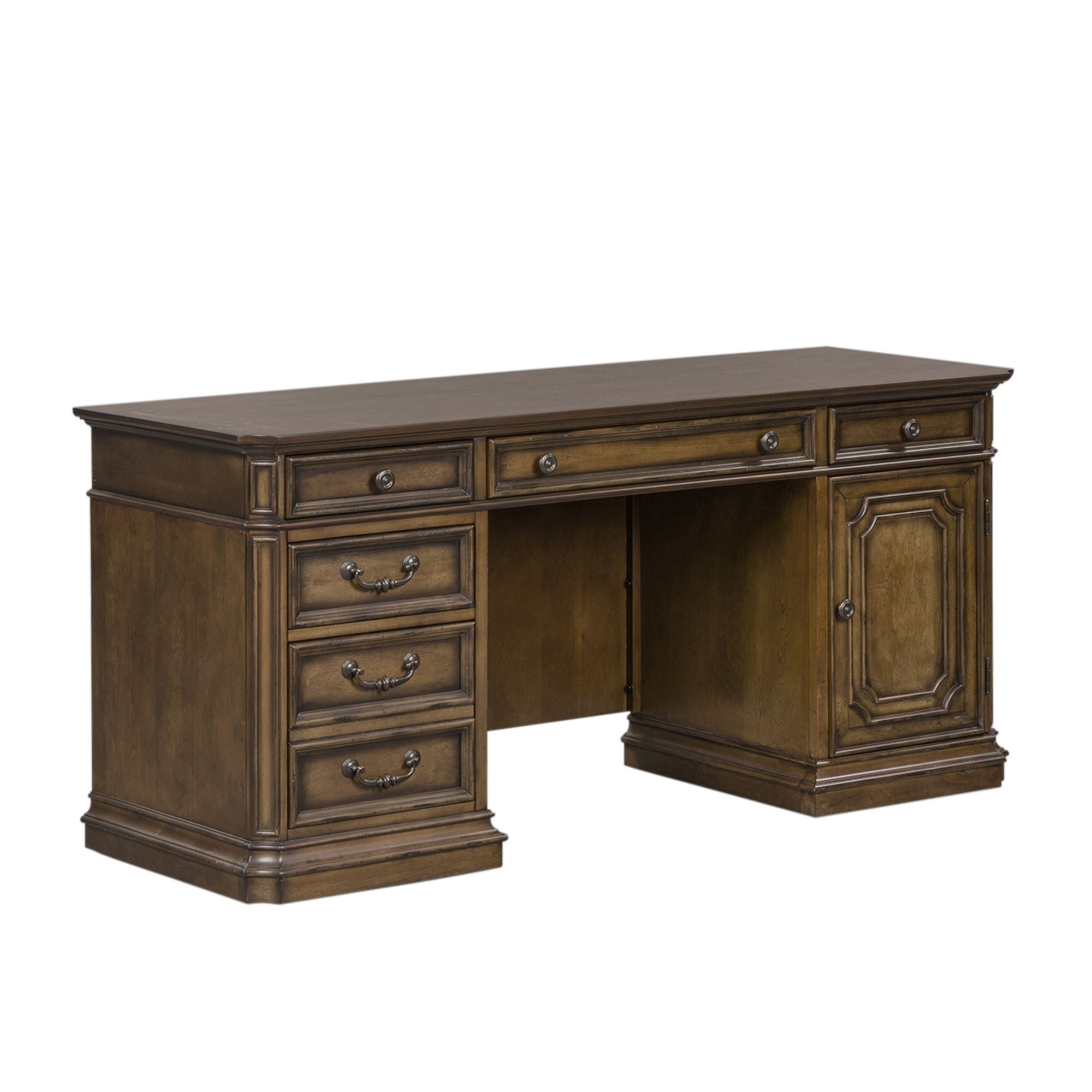 Amelia - Jr Executive Credenza Top - Antique Toffee