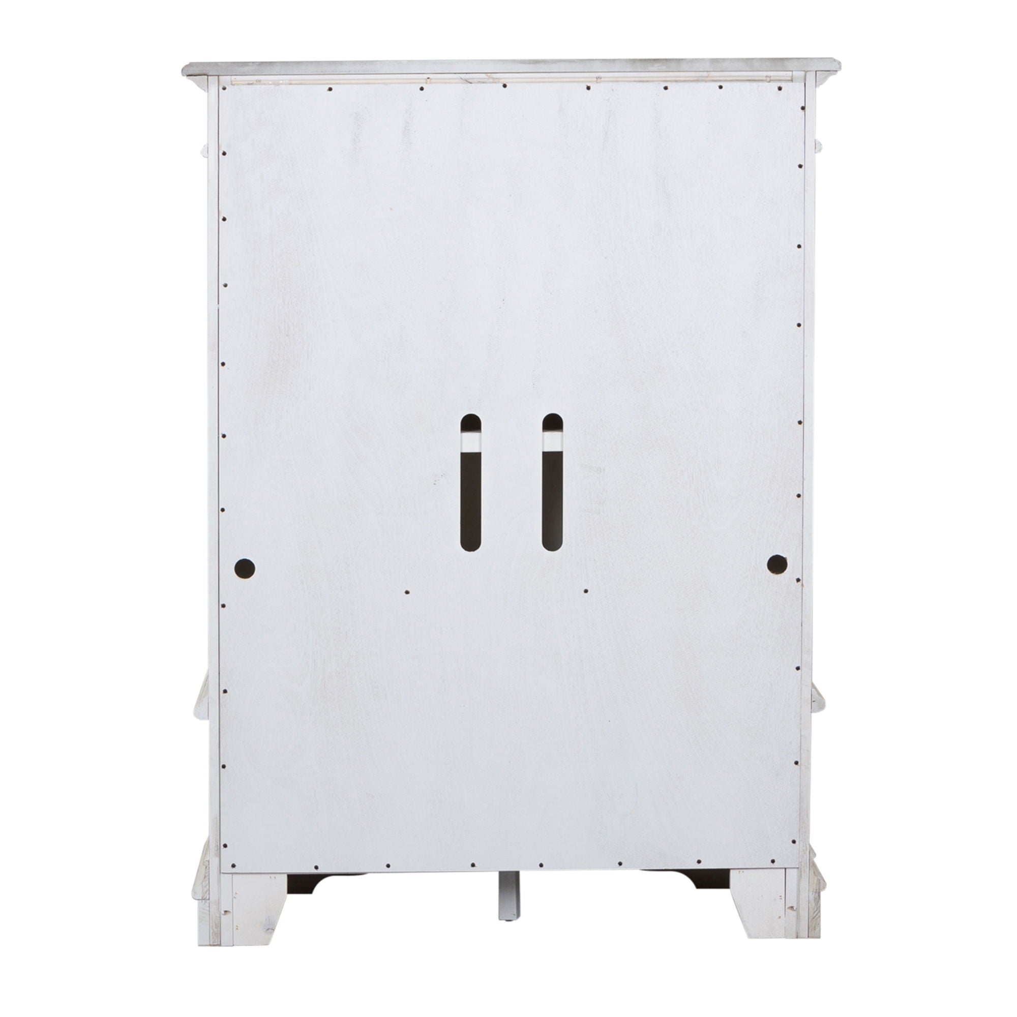 Abbey Park - Mirrored Door Chest - Antique White