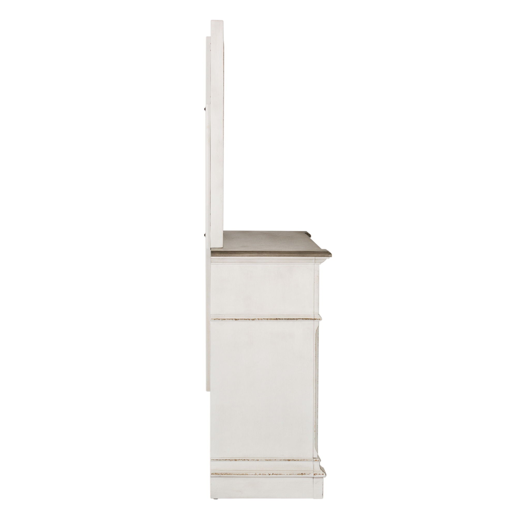 Abbey Park - Dresser & Mirror - Antique White