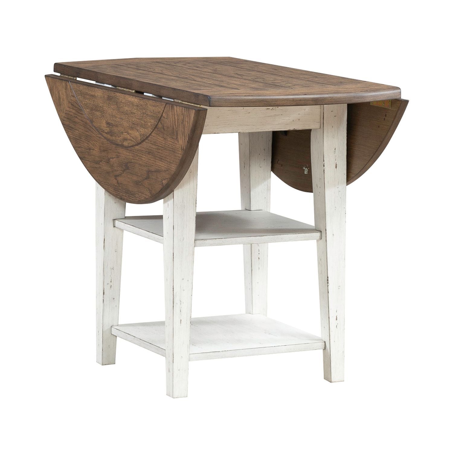 Al Fresco - Drop Leaf Table - Graphite & Whitestone