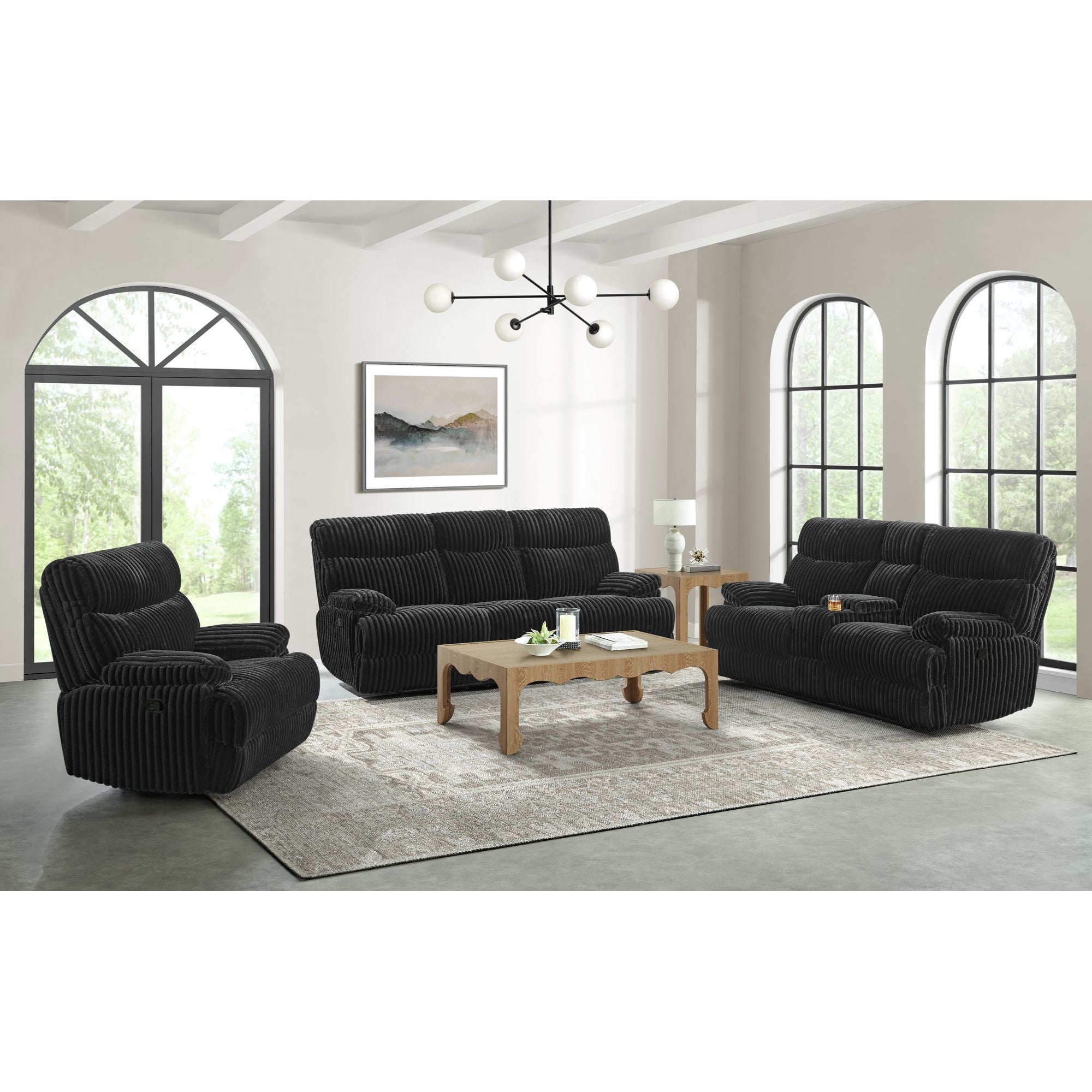 Admiral - Motion Loveseat With Console