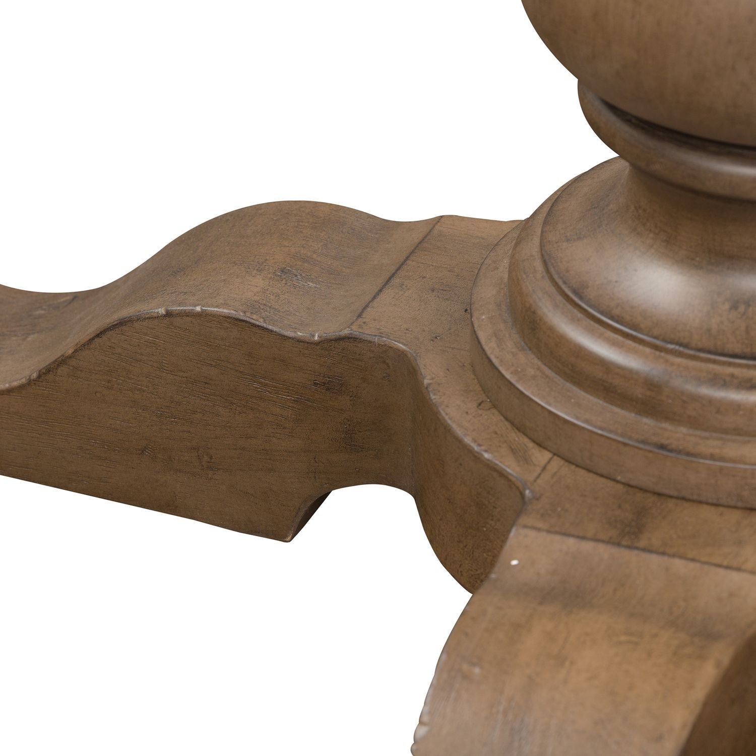 Americana Farmhouse - Single Pedestal Table Base - Light Brown