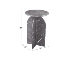 Abbey - Accent Table - Gray