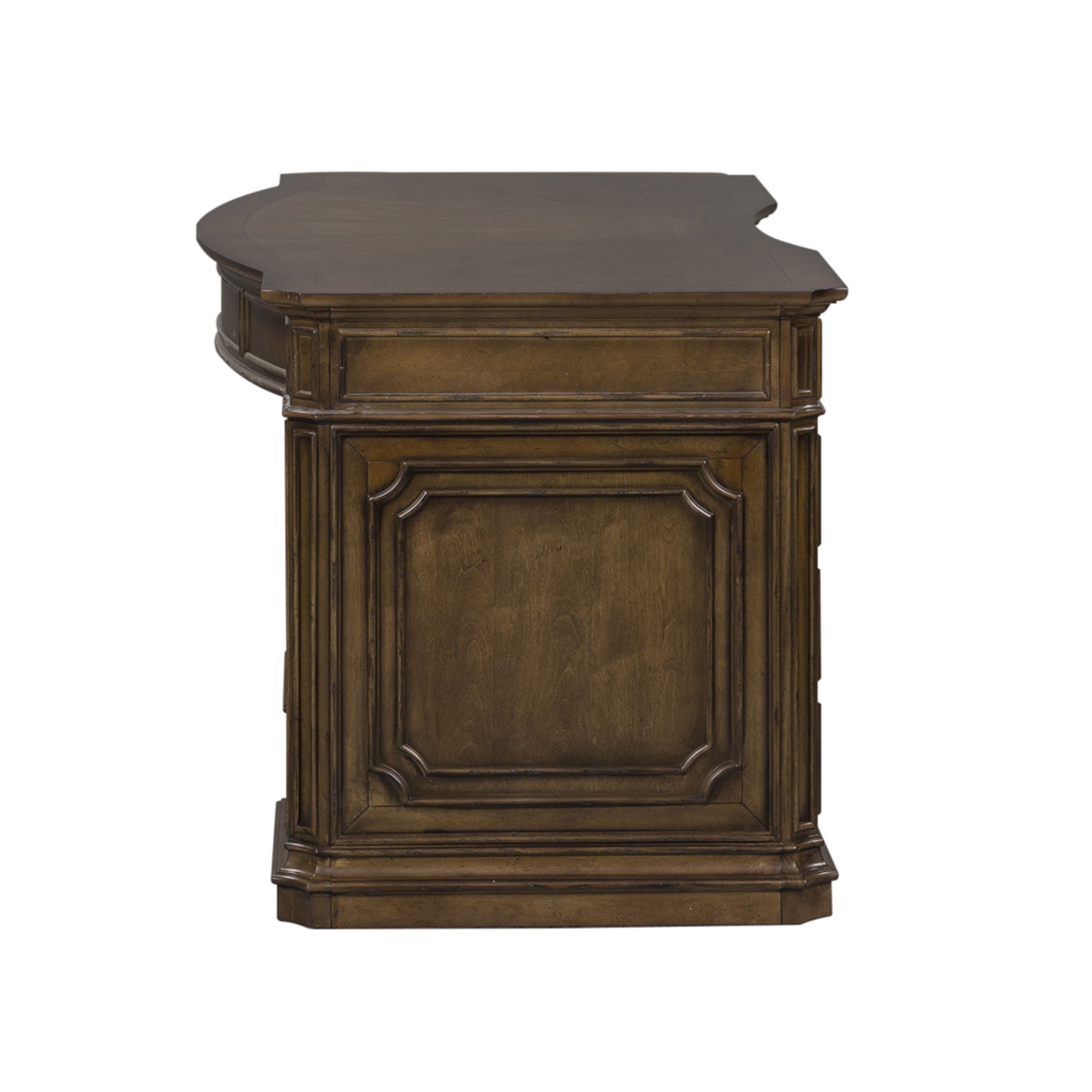 Amelia - 5 Piece Home Office Jr Executive Set - Antique Toffee